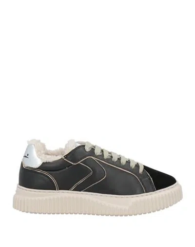 Voile Blanche Woman Sneakers Black Size 8 Leather