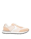 Voile Blanche Woman Sneakers Blush Size 7 Leather, Textile Fibers In Pink