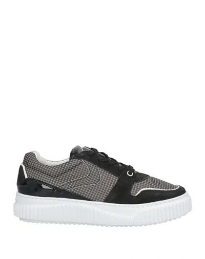 Voile Blanche Woman Sneakers Charcoal Size 7 Textile Fibers In Gray