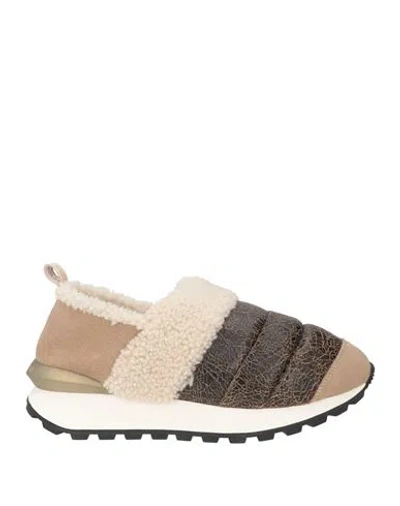Voile Blanche Woman Sneakers Dark Brown Size 9 Leather