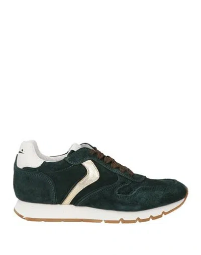 Voile Blanche Woman Sneakers Deep Teal Size 9 Leather In Green