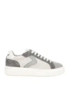 Voile Blanche Woman Sneakers Grey Size 7 Calfskin In Gray
