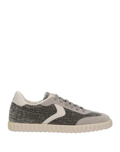 Voile Blanche Woman Sneakers Grey Size 9 Textile Fibers In Gray