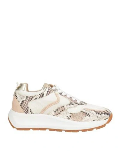 Voile Blanche Woman Sneakers Ivory Size 7 Leather, Nylon In White