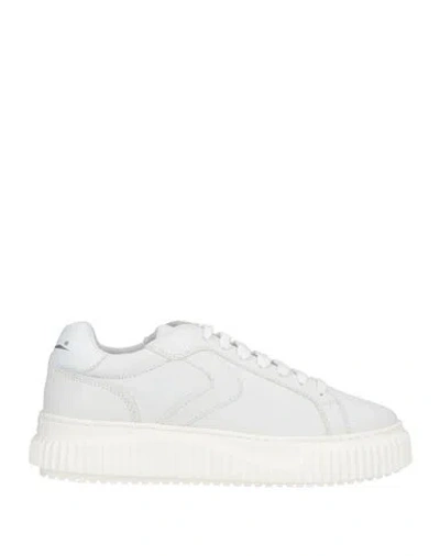 Voile Blanche Woman Sneakers Ivory Size 7 Leather In White