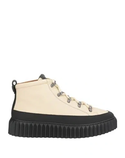 Voile Blanche Woman Sneakers Ivory Size 9 Leather In White