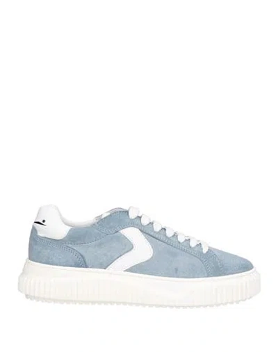 Voile Blanche Woman Sneakers Light Blue Size 7 Leather