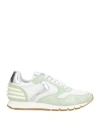 Voile Blanche Woman Sneakers Light Green Size 7 Leather, Textile Fibers In Green