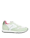 Shop Voile Blanche Woman Sneakers Light Green Size 8 Leather, Textile Fibers