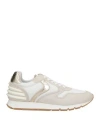 Voile Blanche Woman Sneakers Light Grey Size 6 Textile Fibers, Leather In Gray