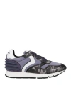 Voile Blanche Woman Sneakers Lilac Size 7 Goat Skin, Textile Fibers In Multi