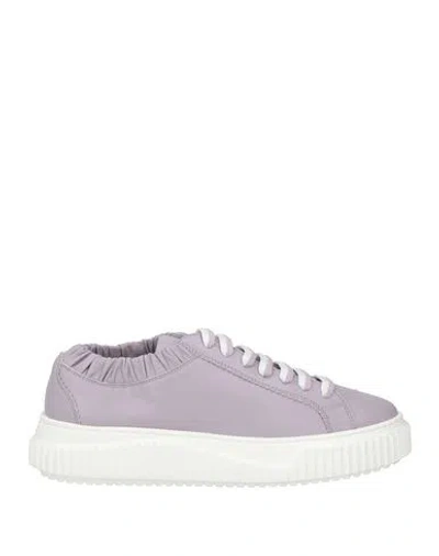 Voile Blanche Woman Sneakers Lilac Size 7 Leather