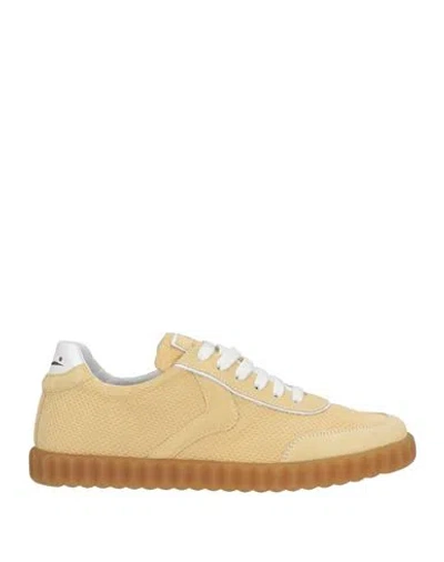 Voile Blanche Woman Sneakers Marigold Size 9 Calfskin In Neutral