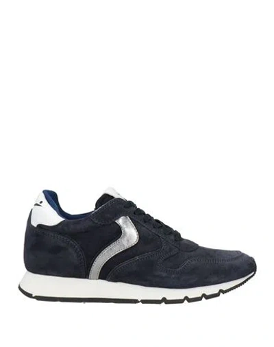Voile Blanche Woman Sneakers Midnight Blue Size 8 Leather