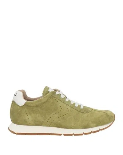 Voile Blanche Woman Sneakers Military Green Size 9 Leather