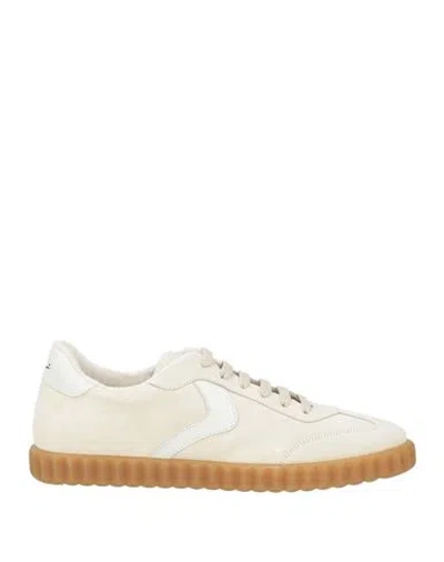 Voile Blanche Woman Sneakers Off White Size 6 Leather In Neutral