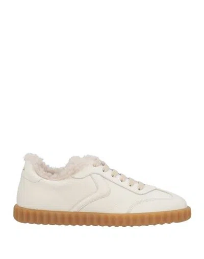 Voile Blanche Woman Sneakers Off White Size 7 Leather