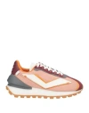 Voile Blanche Woman Sneakers Pink Size 6 Leather, Textile Fibers
