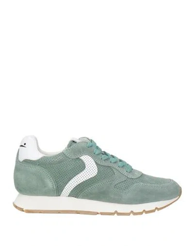 Voile Blanche Woman Sneakers Sage Green Size 7 Leather