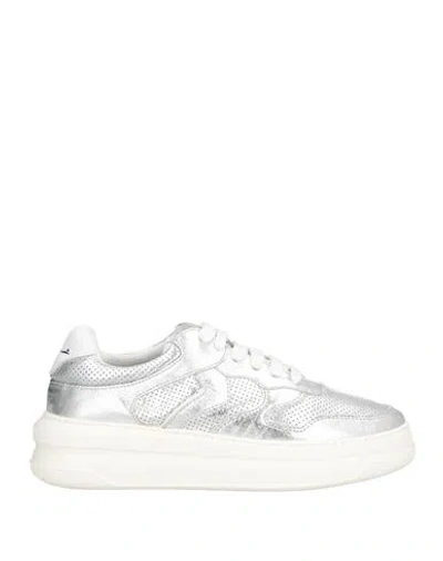 Voile Blanche Woman Sneakers Silver Size 7 Goat Skin