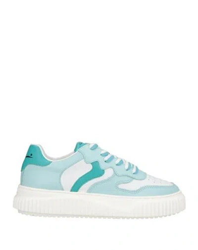 Voile Blanche Woman Sneakers Sky Blue Size 7 Leather