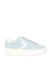 Voile Blanche Woman Sneakers Sky Blue Size 8 Goat Skin In Blue