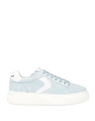 Voile Blanche Woman Sneakers Sky Blue Size 8 Goat Skin