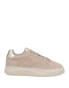 Voile Blanche Woman Sneakers Taupe Size 8 Leather In Neutral