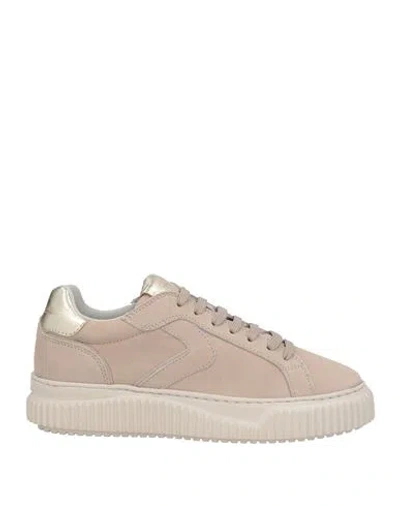 Voile Blanche Woman Sneakers Taupe Size 8 Leather In Neutral