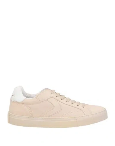 Voile Blanche Woman Sneakers Taupe Size 9 Leather In Neutral
