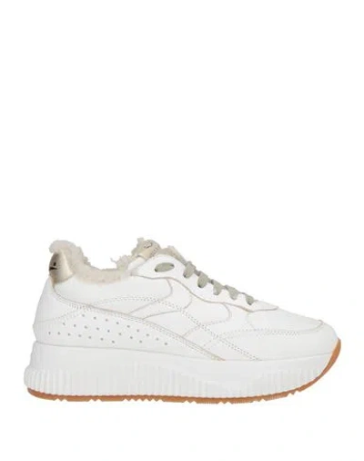 Voile Blanche Woman Sneakers White Size 7 Leather