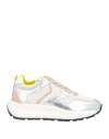 Voile Blanche Woman Sneakers White Size 7 Leather, Textile Fibers In White