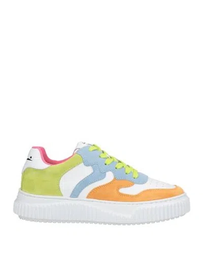 Voile Blanche Laura Suede In Peach Sky Blue Lime