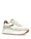 Voile Blanche Women's Ana Fresh Almond Toe Sneakers In Platinum White