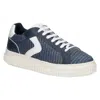 Voile Blanche Women's Lipari Raffia Nappa Sneaker In Blue/white In Blue