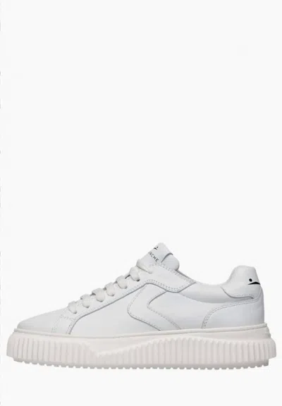 Voile Blanche Women's Lipari Round Toe Sneaker In Clean White