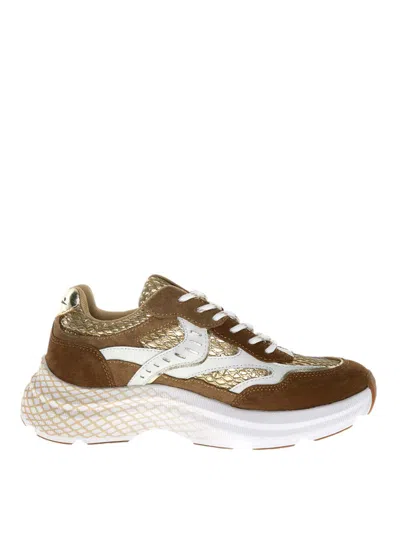 Voile Blanche Sneakers Marrone In Brown