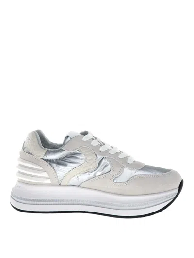 Voile Blanche Sneakers Argento In Multi