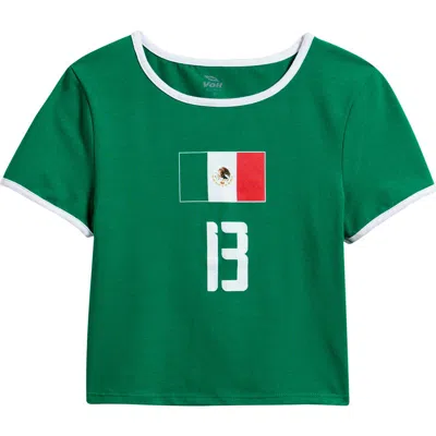 Voit Kids' Graphic Stretch Cotton Baby Tee In Green