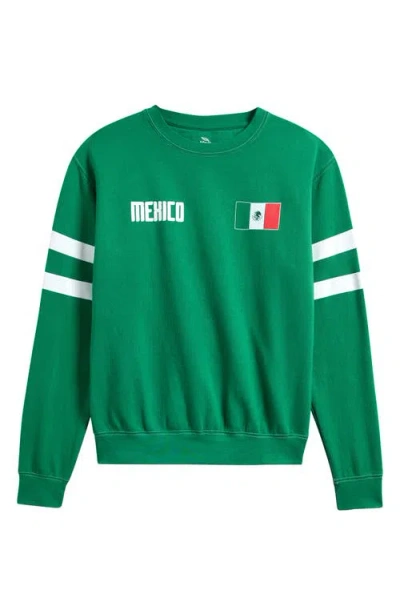 Voit Kids' Mexico Crewneck Sweatshirt In Green