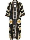 Volantis Cardy Linen Kaftan Jacket