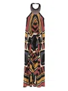 Volantis Maxi Dress Saba In Multi