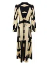 Volantis Maxi Dress  In Neutral