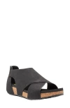 Volatile Barstow Zip Sandal In Black