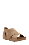 Volatile Barstow Zip Sandal In Cognac