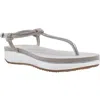 Volatile Calypso T-strap Sandal In Silver
