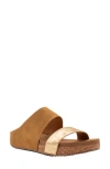 Volatile Campfire Two-strap Sandal In Cognac