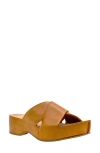 Volatile Edith Platform Sandal In Brown