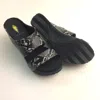 Volatile Justify Wedge Sandal In Black Snake In Multi