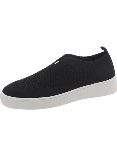 Volatile Sunday Womens Knit Lifestyle Slip-on Sneakers In Black